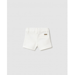 Mayoral Παντελόνι κοντό καπαρτινέ λευκό-25-00201-013 Mayoral Παντελόνι κοντό καπαρτινέ λευκό-25-00201-013