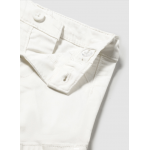 Mayoral Παντελόνι κοντό καπαρτινέ λευκό-25-00201-013 Mayoral Παντελόνι κοντό καπαρτινέ λευκό-25-00201-013