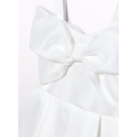 Abel and Lula Φορεμα φιογκος οργαντζα Κρεμ 25-05031-050