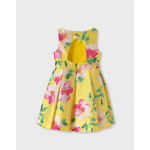 Abel and Lula Φόρεμα μικάδο σταμπωτό κίτρινο-25-05093-008