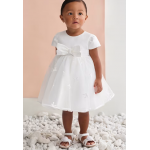 Abel and Lula Φορεμα τούλι κεντημένος φιόγκος Κρεμ 26-05003-003