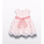 Abel and Lula Φόρεμα κεντημένη οργάντζα Ροζ 26-05009-006