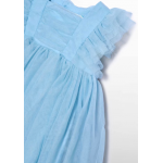 Abel and Lula Φορεμα τουλι βολαν Γαλάζιο 26-05012-089