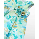 Abel and Lula Φόρεμα στάμπα φλοράλ Πετρόλ 26-05016-009