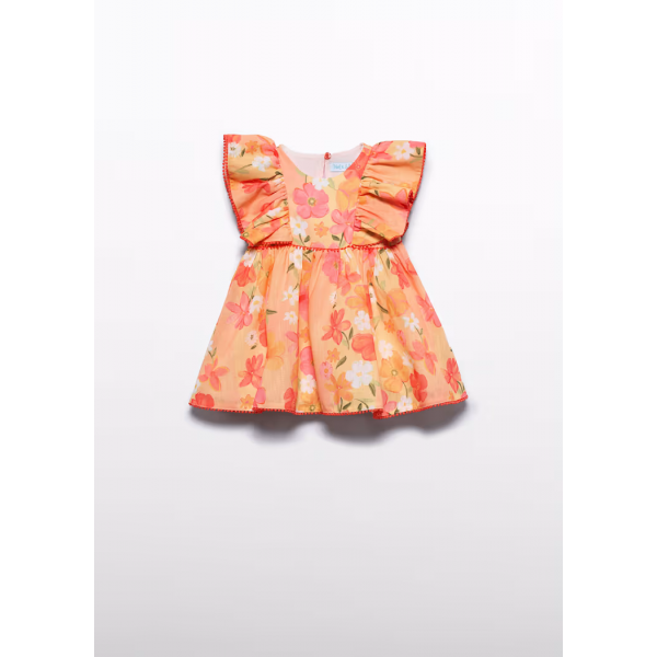 Abel and Lula Φόρεμα γάζα με στάμπα Παπαρούνα 26-05020-003