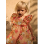 Abel and Lula Φόρεμα γάζα με στάμπα Παπαρούνα 26-05020-003