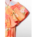 Abel and Lula Φόρεμα γάζα με στάμπα Παπαρούνα 26-05020-003