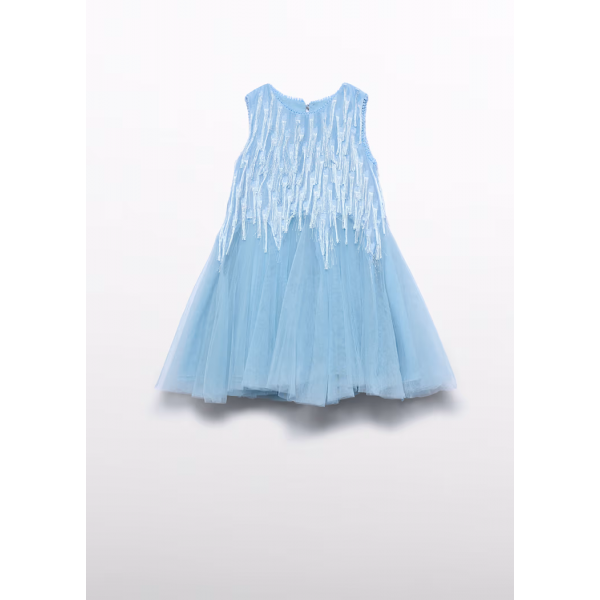 Abel and Lula Φόρεμα κρόσια φαντασία Γαλάζιο 26-05025-011