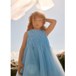 Abel and Lula Φόρεμα κρόσια φαντασία Γαλάζιο 26-05025-011