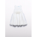 Abel and Lula Φόρεμα κεντημένο Κρεμ 26-05027-003