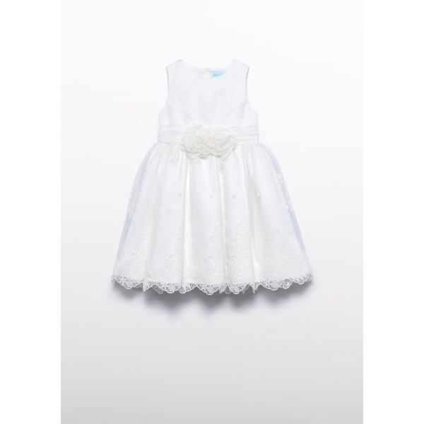 Abel and Lula Φόρεμα κεντημένο Κρεμ 26-05027-003