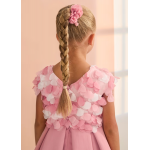 Abel and Lula Φόρεμα γάζα λουλούδια 3d Ορχιδέα 26-05029-008