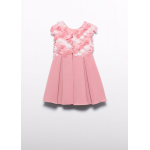 Abel and Lula Φόρεμα γάζα λουλούδια 3d Ορχιδέα 26-05029-008