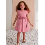 Abel and Lula Φόρεμα κρεπ λεπτομέρεια λουλούδια Ορχιδέα 26-05031-060