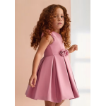 Abel and Lula Φόρεμα κρεπ λεπτομέρεια λουλούδια Ορχιδέα 26-05031-060