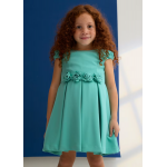 Abel and Lula Φόρεμα κρεπ λεπτομέρεια λουλούδια Νερό 26-05031-061