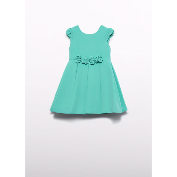 Abel and Lula Φόρεμα κρεπ λεπτομέρεια λουλούδια Νερό 26-05031-061