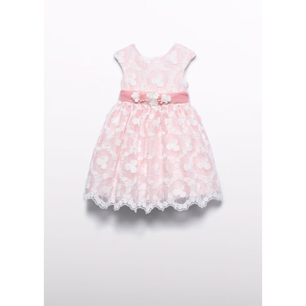 Abel and Lula Φόρεμα κεντημένο Ροζ 26-05032-006