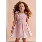 Abel and Lula Φόρεμα λινό στάμπα Ροζ 26-05033-006