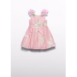 Abel and Lula Φόρεμα λινό στάμπα Ροζ 26-05033-006