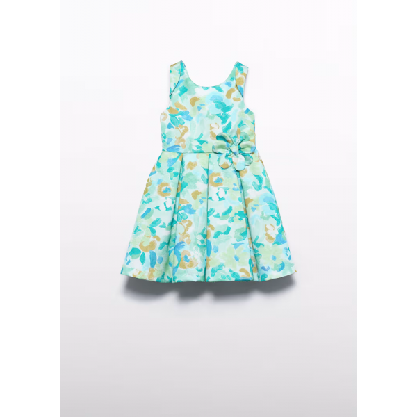 Abel and Lula Φόρεμα φλοράλ Πετρόλ 26-05037-009