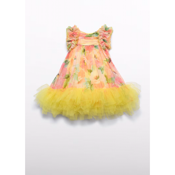 Abel and Lula Φόρεμα συνδυασμένο Κίτρινο 26-05040-002