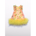 Abel and Lula Φόρεμα συνδυασμένο Κίτρινο 26-05040-002