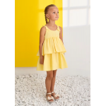 Abel and Lula Φόρεμα βολάν Κίτρινο 26-05041-072