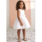 Abel and Lula Φόρεμα τούλι γκλίτερ Κρεμ 26-05043-003