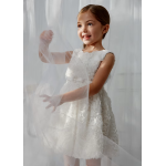 Abel and Lula Φόρεμα Φουσκωτό Κρεμ 26-05050-003