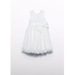 Abel and Lula Φόρεμα τούλι φιόγκος Κρεμ 26-05051-003