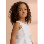 Abel and Lula Φόρεμα κυμματιστό Κρεμ 26-05053-003 