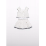 Abel and Lula Σετ φούστα tweed Κρεμ 26-05059-010