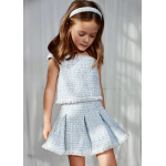 Abel and Lula Σετ φούστα tweed Γαλάζιο 26-05059-011