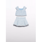 Abel and Lula Σετ φούστα tweed Γαλάζιο 26-05059-011