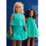 Abel and Lula Σετ φούστα ταφτάς Πετρόλ 26-05060-088