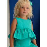 Abel and Lula Σετ φούστα ταφτάς Πετρόλ 26-05060-088