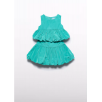 Abel and Lula Σετ φούστα ταφτάς Πετρόλ 26-05060-088