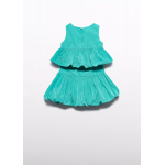 Abel and Lula Σετ φούστα ταφτάς Πετρόλ 26-05060-088