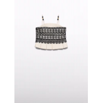 Abel and Lula Τοπ τιράντες συνδυασμένο γκιπούρ Κρεμ 26-05171-004