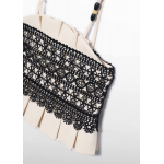 Abel and Lula Τοπ τιράντες συνδυασμένο γκιπούρ Κρεμ 26-05171-004