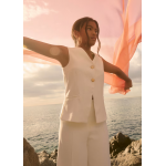 Abel and Lula Top κρεπ Κρεμ 26-05176-003