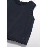 Abel and Lula Τοπ κεντητο απαλη υφη Μαύρο 26-05177-093