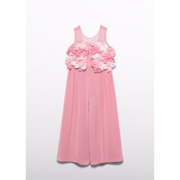 Abel and Lula Ολόσωμη φόρμα μακριά γάζα λουλούδια 3d Ορχιδέα 26-05202-010