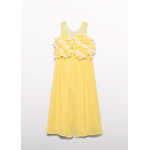 Abel and Lula Ολόσωμη φόρμα μακριά γάζα λουλούδια 3d Κίτρινο 26-05202-011