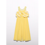 Abel and Lula Ολόσωμη φόρμα μακριά γάζα λουλούδια 3d Κίτρινο 26-05202-011