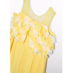 Abel and Lula Ολόσωμη φόρμα μακριά γάζα λουλούδια 3d Κίτρινο 26-05202-011