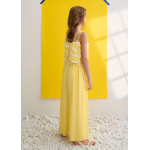 Abel and Lula Ολόσωμη φόρμα μακριά γάζα λουλούδια 3d Κίτρινο 26-05202-011