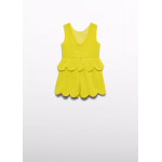 Abel and Lula Ολόσωμη φόρμα κρεπ λουλούδια 3d Limoncello 26-05204-004