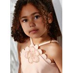 Abel and Lula Σετ βερμούδα κρεπ Ροδακινί 26-05209-009